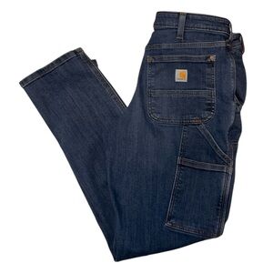 Carhartt Rugged Relaxed Fit Double Front Carpenter Jeans Sz 10 Women’s